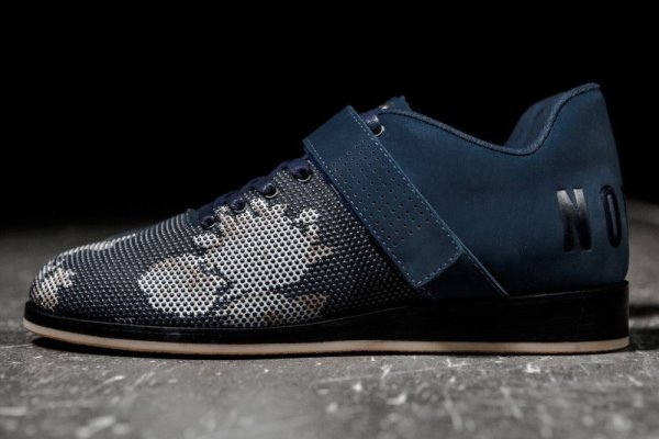 Chaussures Haltérophilie Nobull Floral Gum Lifter Homme Bleu Marine | 9VQZQESES