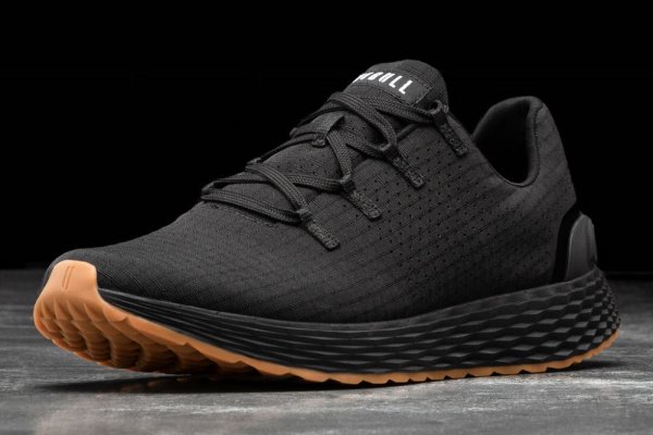 Chaussures Running Nobull Gum Ripstop Runner Homme Noir | 76UKFJLX7