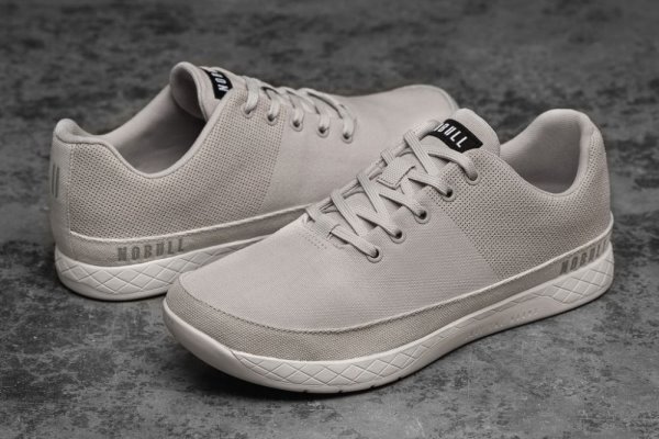 Chaussures de Sport Nobull Glacier Tela Trainer Homme Beige Foncé | QFK44LNQS