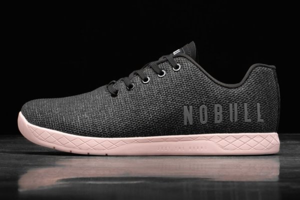 Chaussures de Sport Nobull Heather Trainer Homme Noir Rose | 2B91MSA01