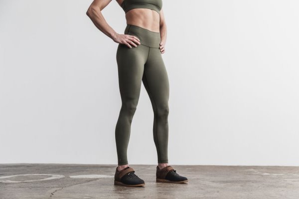Collant Nobull High-rise Tight Femme Vert | 5FK0BS18C