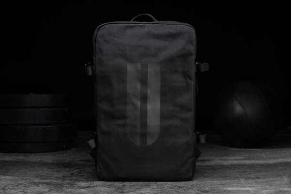 Sacs Nobull Horns Waxed Tela Duffleback Homme Noir | UFQBW3GLC