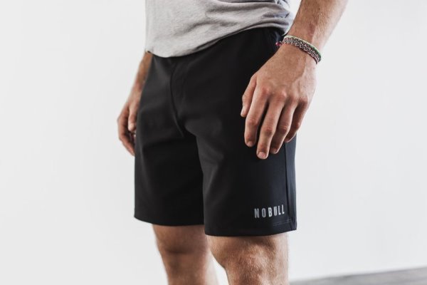 Shorts Nobull Legere Corta 8.5" Homme Noir | TMQ3E7IXJ
