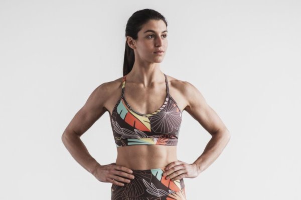 Soutien Gorge Sport Nobull V-neck Sports Bra Femme Multicolore | S16UISAX1