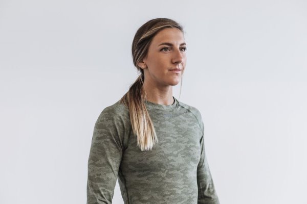 T Chemises Nobull Legere Textured Tee Femme Camouflage Camouflage | DUFC1873B